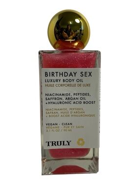 Truly Beauty "Birthday Sex" Body Oil 3.1 oz - NWT **